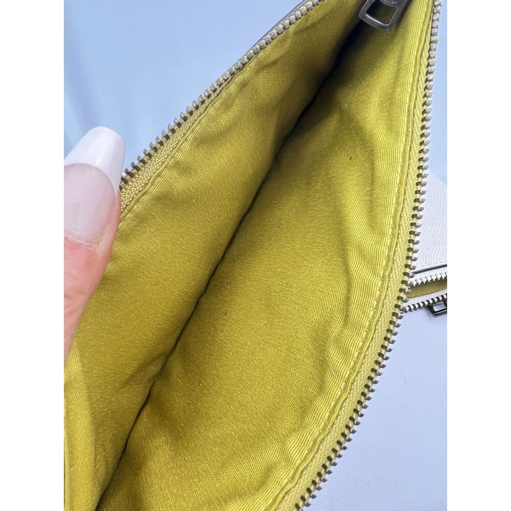 COACH F28382 East West Pop Crossbody Bag Chalk White Lime Olive Green Pouch - Picture 10 of 16